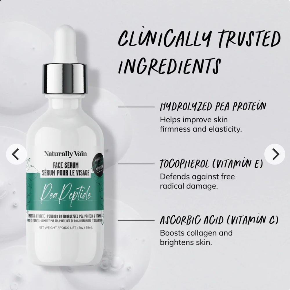PEA PEPTIDE: PEA PROTEIN POWERED ANTI-AGING FACE SERUM SOLUTION 10 ml